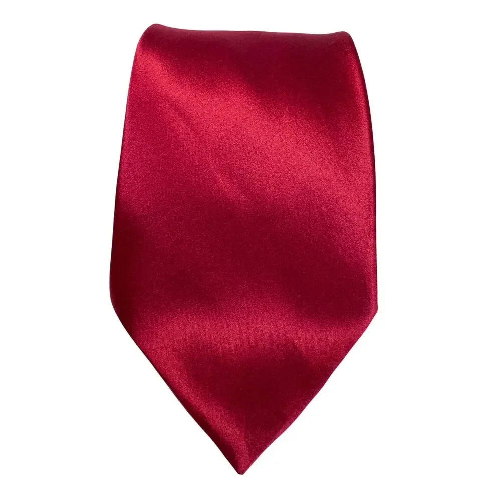 Arrow Men's Red and Black Satin Formal Tie